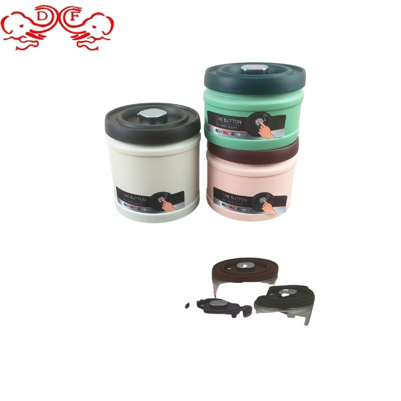DF99387 stainless steel vacuum food storage box, vacuum sealed jar, sealed food storage box, vacuum lunch box, bento box, DF Trading house Item Picture