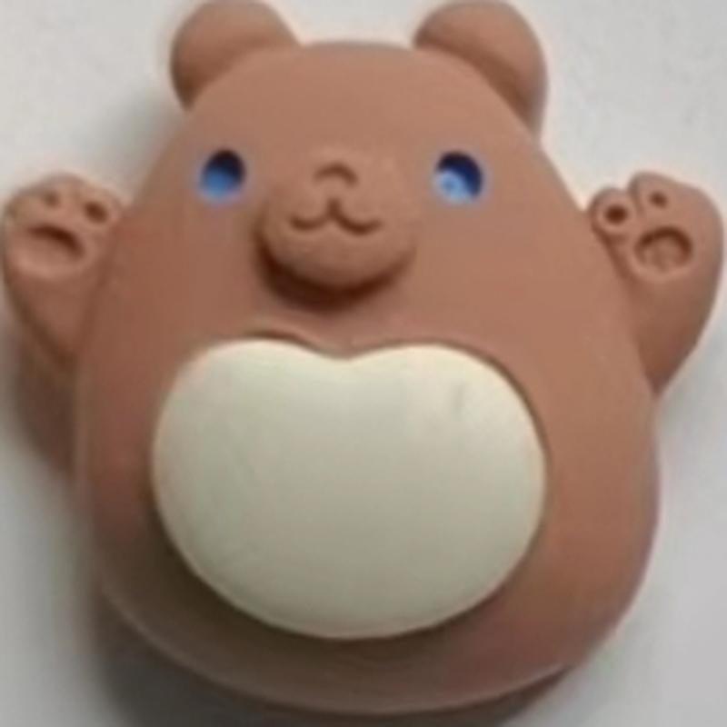 Wholesale of accessories, foreign trade toys, three-dimensional hair clips, decorative items, handcrafted internet-famous props, 8087 resin cream hair strings