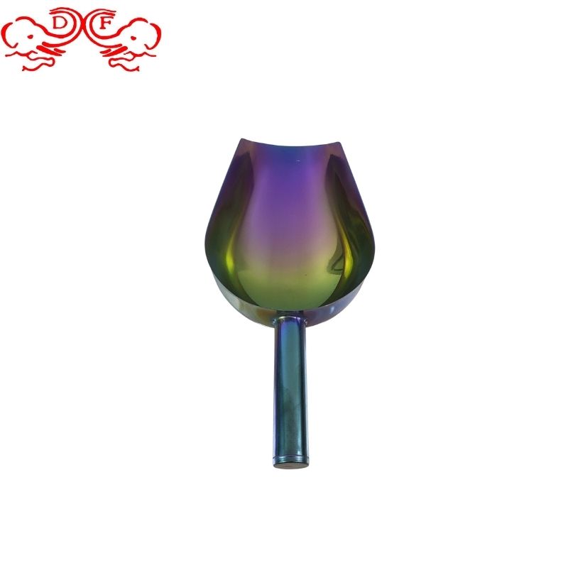 DF99321 stainless steel non-magnetic ice shovel, Colorful multi-purpose shovel, thin colorful ice shovel, flour shovel, multi-functional shovel, DF Trading house Application Scenario