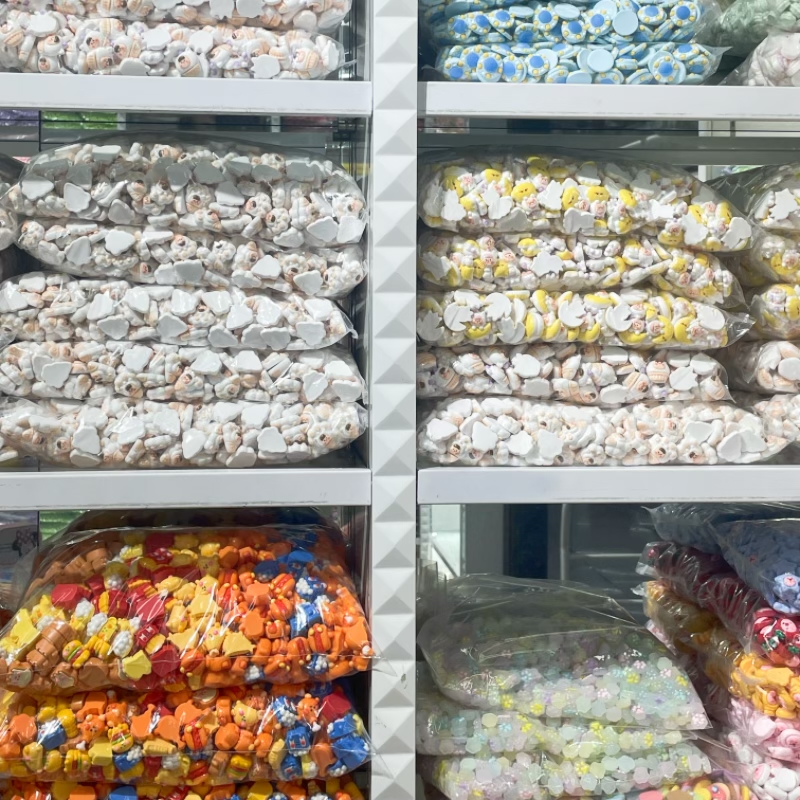 Scrunchie Material Refrigerator Sticker Decorative Hand Jewelry 8268Diy Foreign Trade Simulation Hair Cord Personality Patch Application Scenario