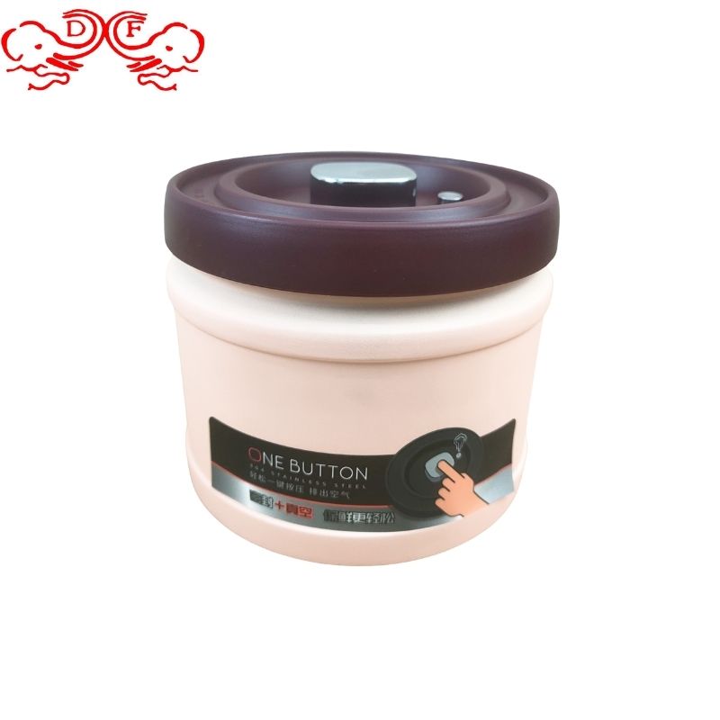 DF99387 Stainless steel vacuum crisper Vacuum sealed container Sealed crisper vacuum lunch box bento box DF Trading house