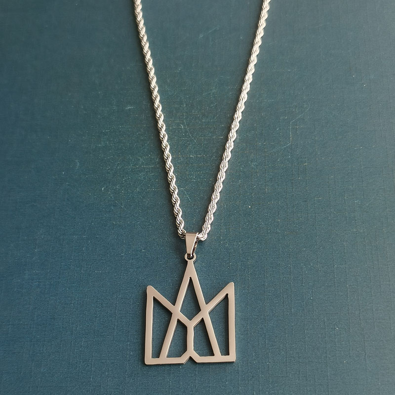 Mayday Huachen Yu's concert LOGO necklace, star logo peripheral support letter pendant detail image 5