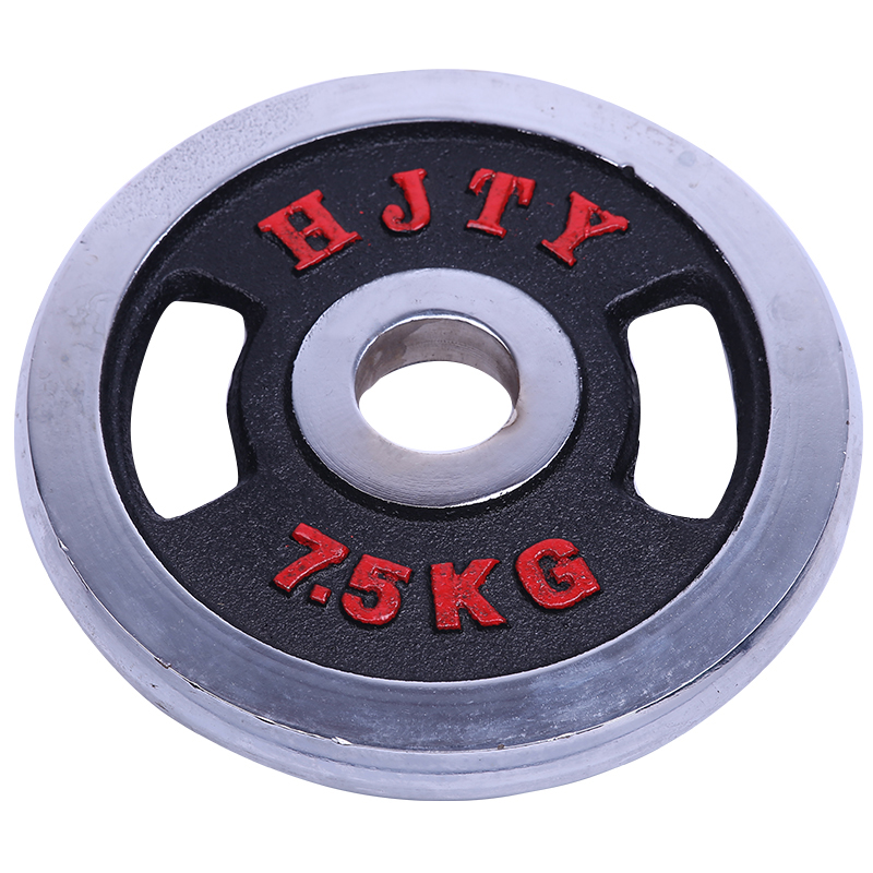 Electroplated Barbell Plate With Large Hole details Picture