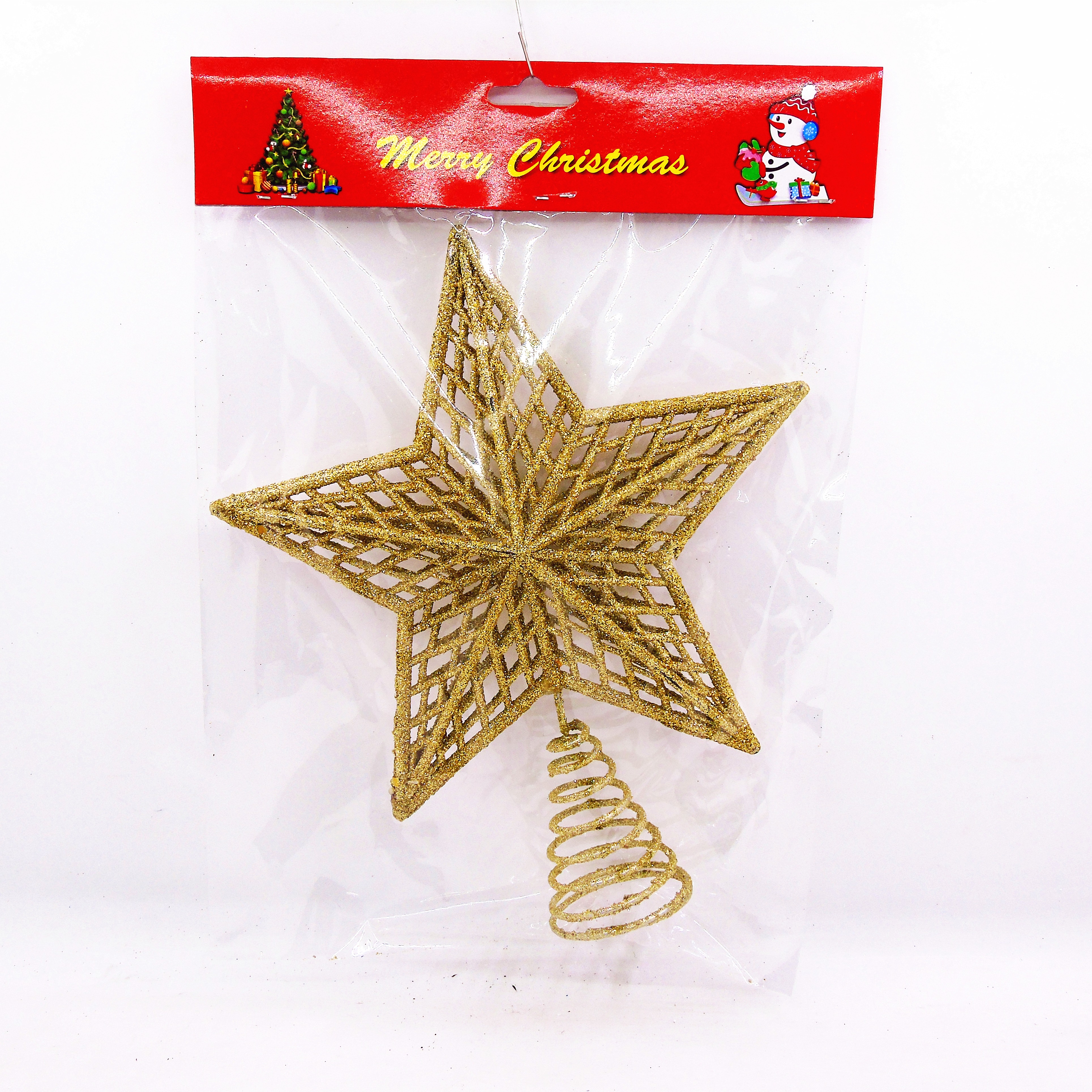 19X23CM Christmas powder-sprinkled spring Constellation Tree top Star Application Scenario