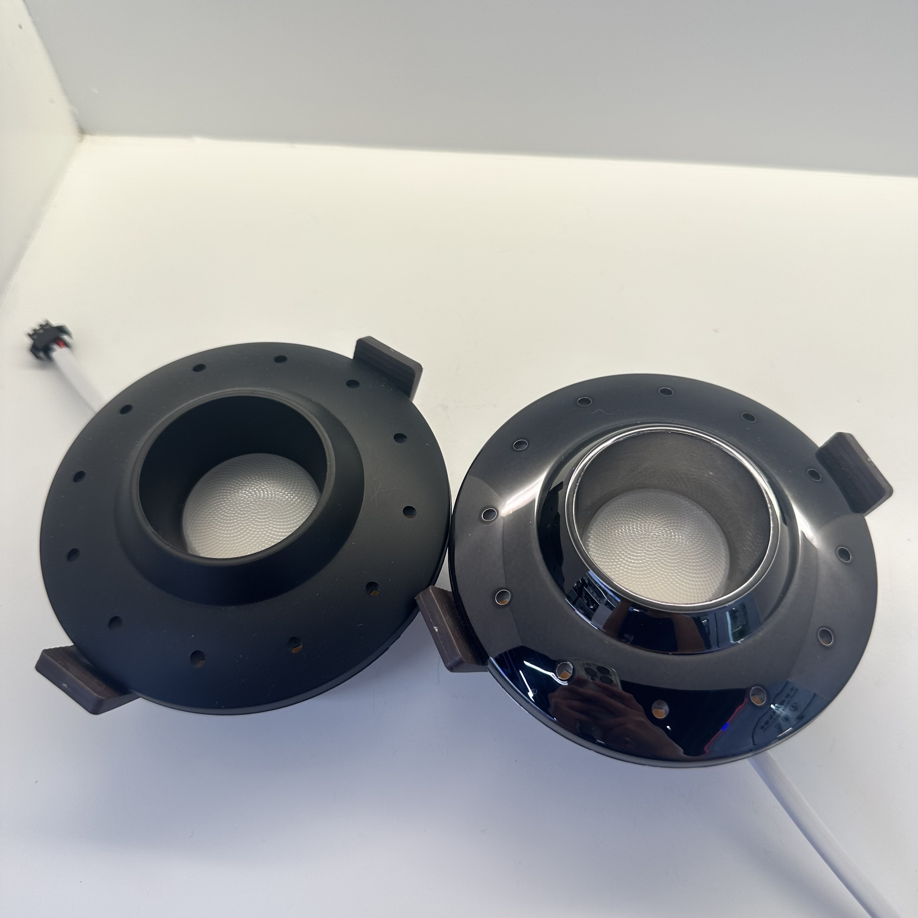 COB downlight LED DOWN LIGHT Silver gold black white reflective matte details Picture