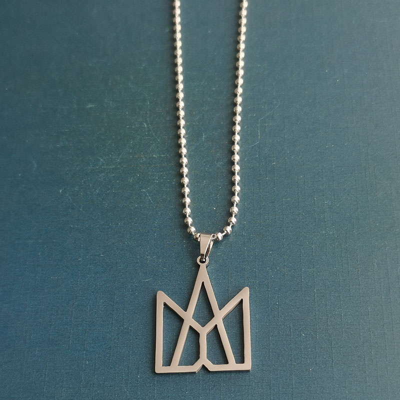 Mayday Huachen Yu's concert LOGO necklace, star logo peripheral support letter pendant detail image 3