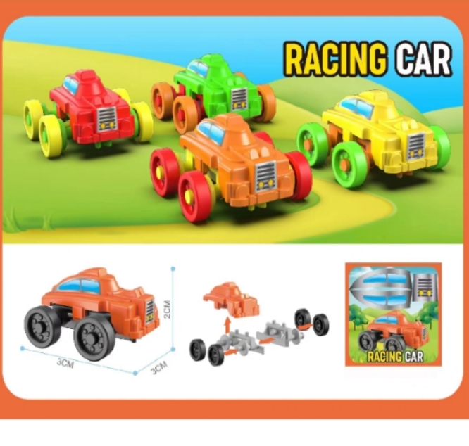 扭蛋小玩具 拼装赠品小玩具小车子详情图2
