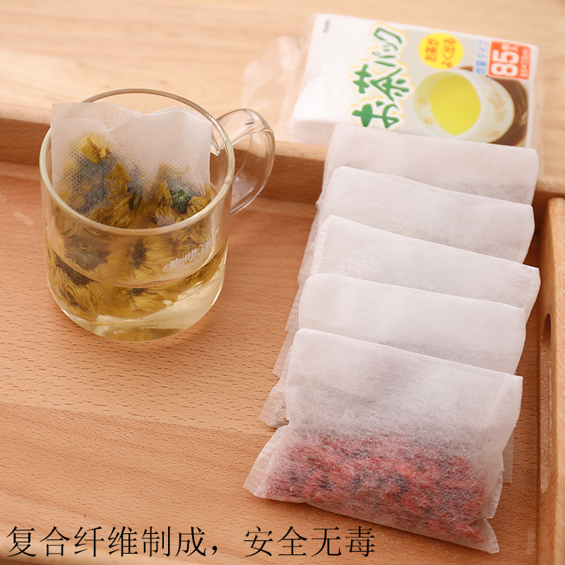 日本滤茶袋 /茶包袋一次性泡茶叶无/ 85枚入滤茶包细节图