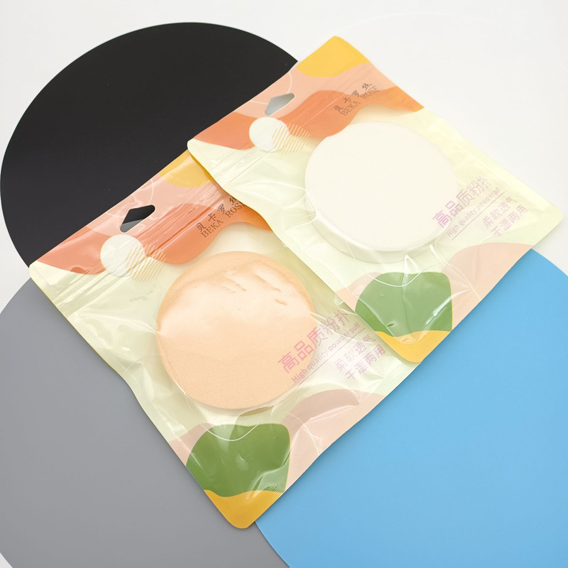 90mm large round powder puff sponge for studio makeup artist, dry and wet dual-purpose powder compact, powder puff for women Application Scenario