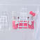 日本进口阳台晒枕头防风抱枕专用晾晒架双挂钩晒枕夹娃娃晒架塑料晾晒架图