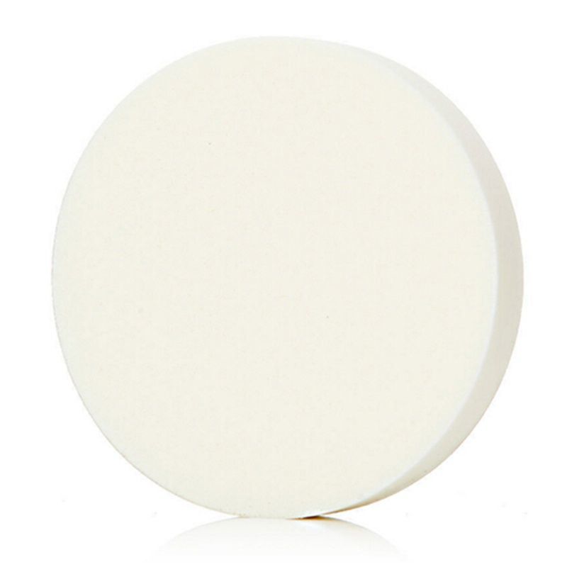 90mm large round powder puff sponge for studio makeup artist, dry and wet dual-purpose powder compact, powder puff for women Item Picture