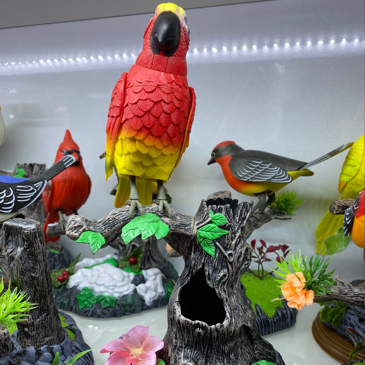 Parrot voice-controlled bird factory direct sales, Children's Day gifts, home decorations and ornaments Item Picture