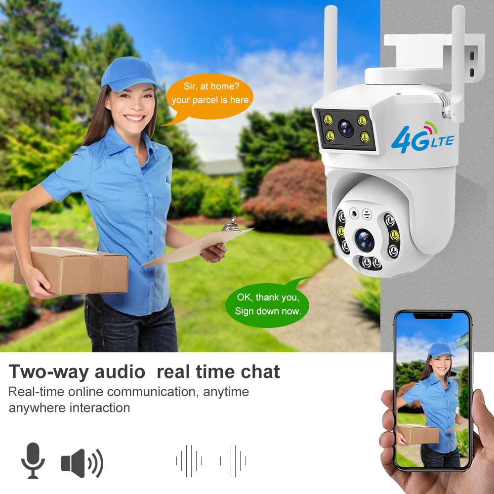 Gun And Ball Linkage 4G Solar Smart Camera undefined