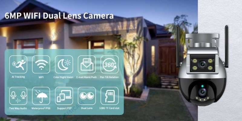 Gun And Ball Linkage Wifi Camera Head undefined