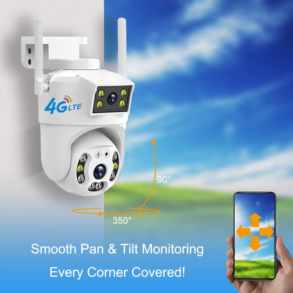 Gun And Ball Linkage 4G Solar Smart Camera details Picture