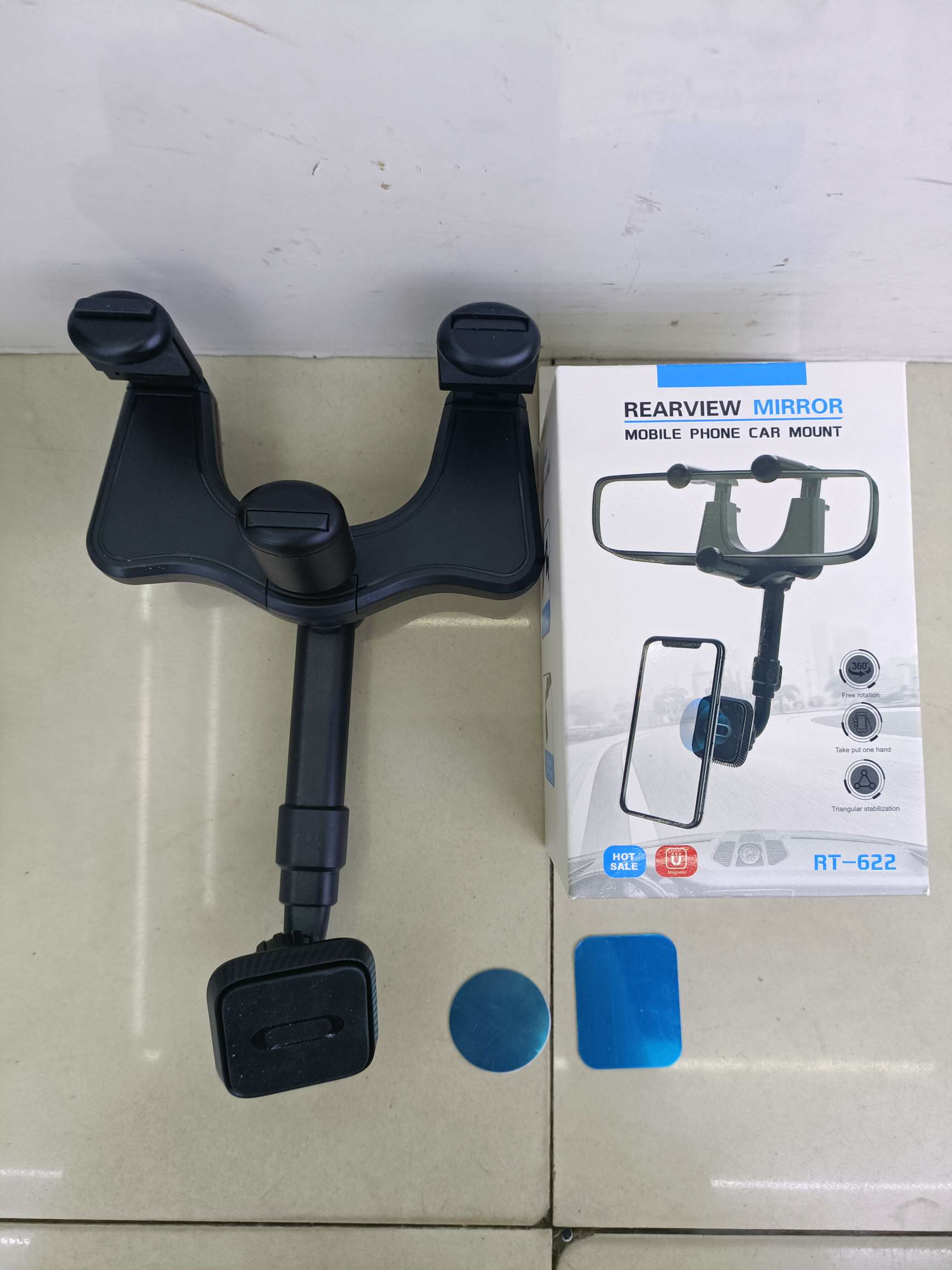 后视镜手机支架 磁吸支架 车载后视镜手机支架 RT-621/622/623/625/626/627/628/629系列详情图5