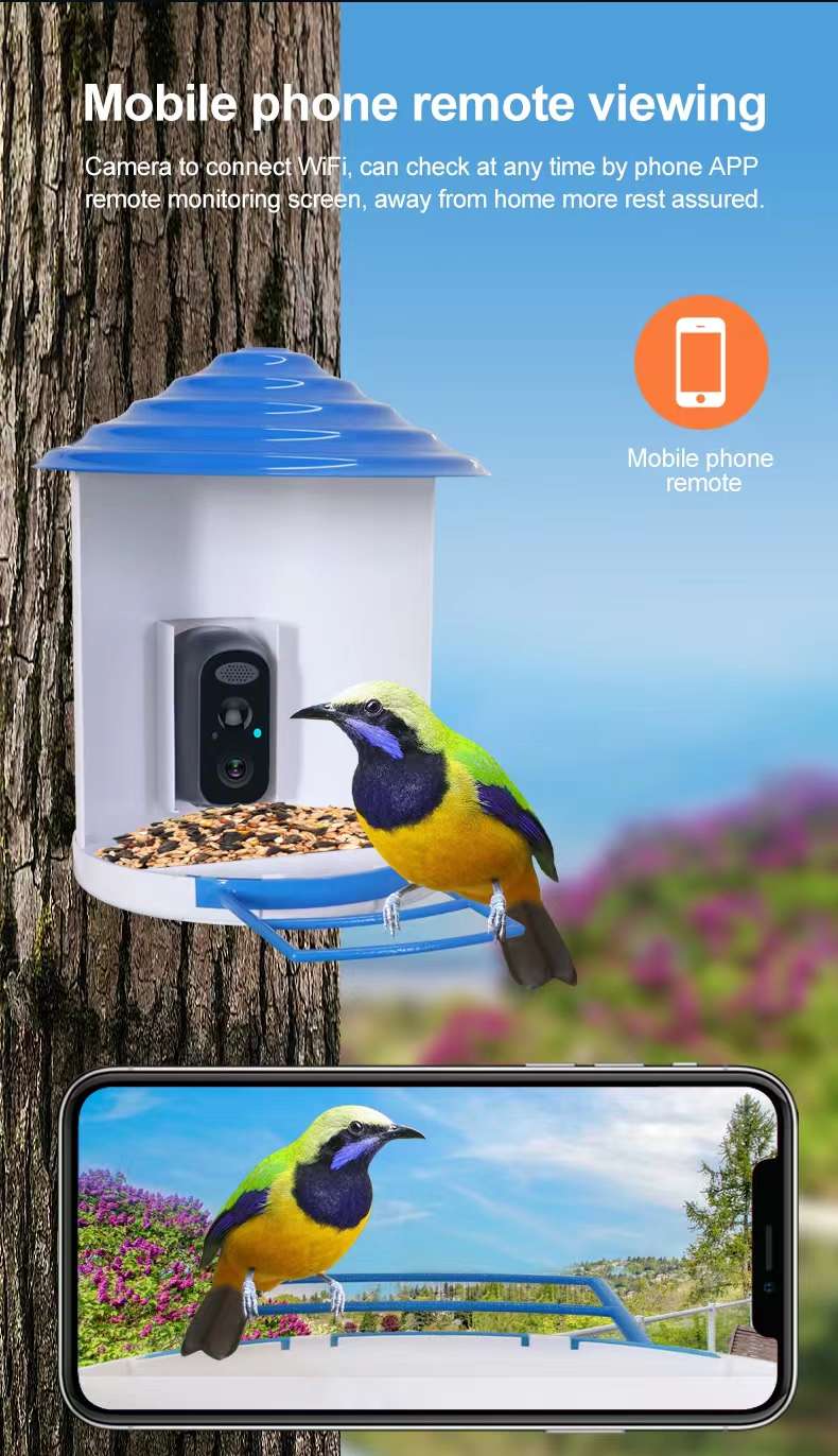 Solar Bird-Watching Battery Camera Head details Picture