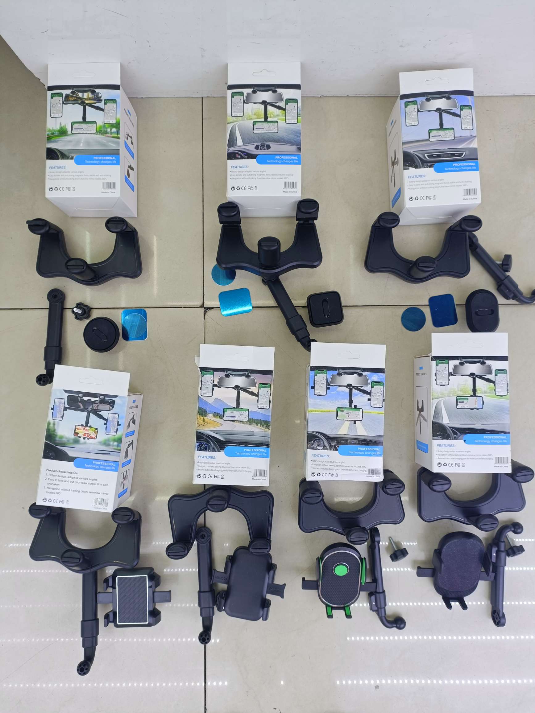 后视镜手机支架 磁吸支架 车载后视镜手机支架 RT-621/622/623/625/626/627/628/629系列详情图2