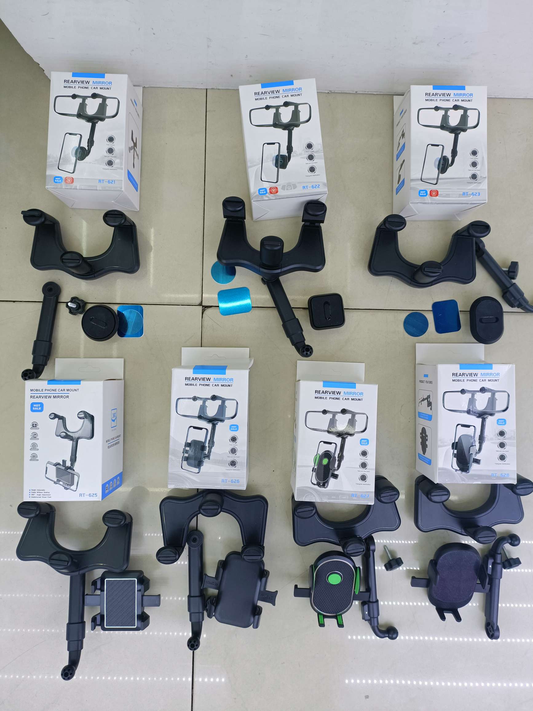 后视镜手机支架 磁吸支架 车载后视镜手机支架 RT-621/622/623/625/626/627/628/629系列