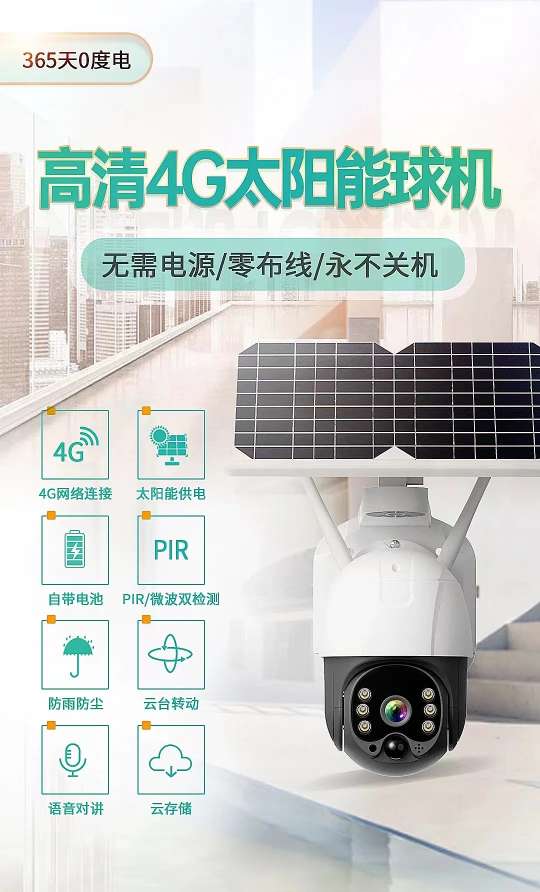 4G Aolar Ptz  Camera Application Scenario
