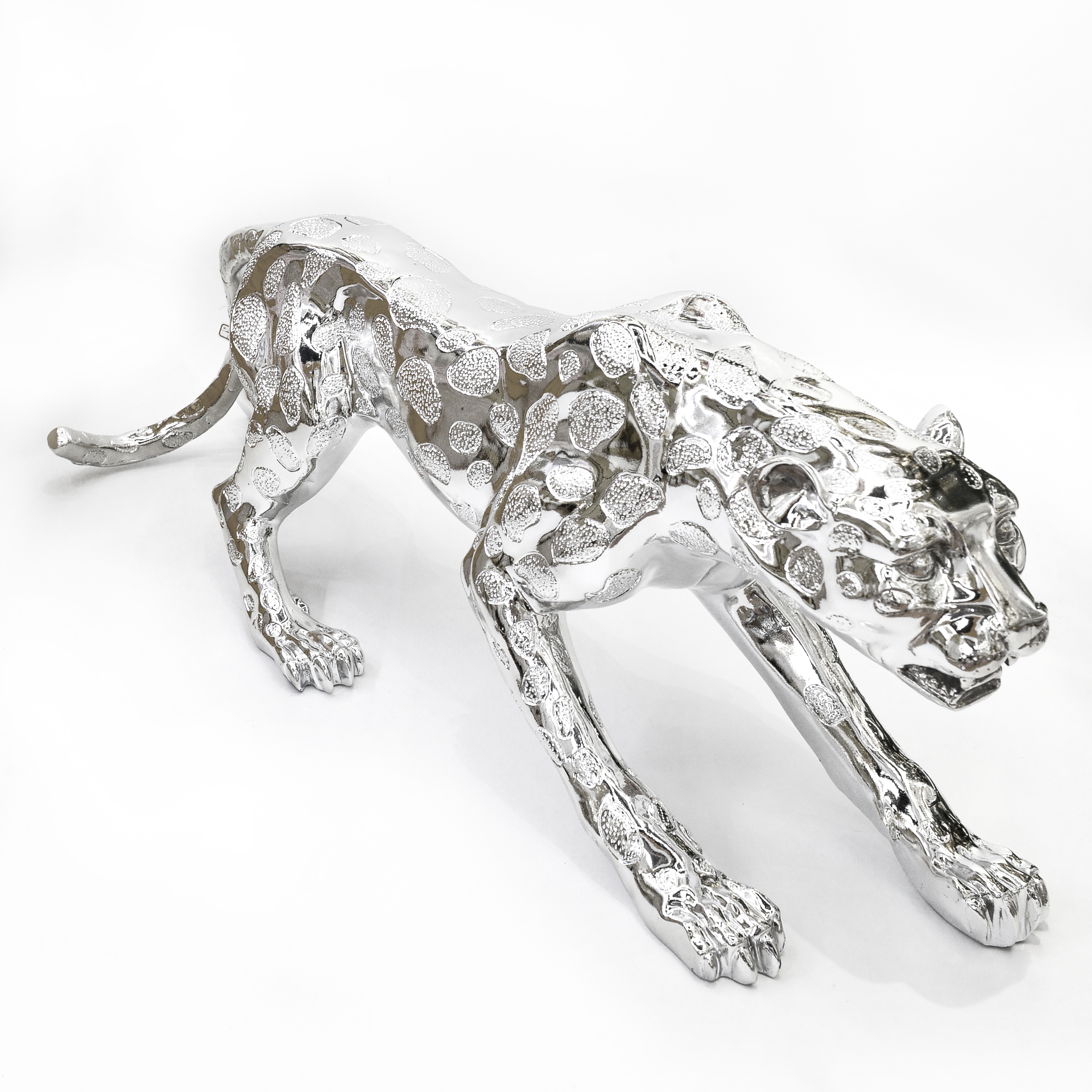 Resin handicrafts leopard Exhibition Hall Large resin handicrafts display pieces Item Picture