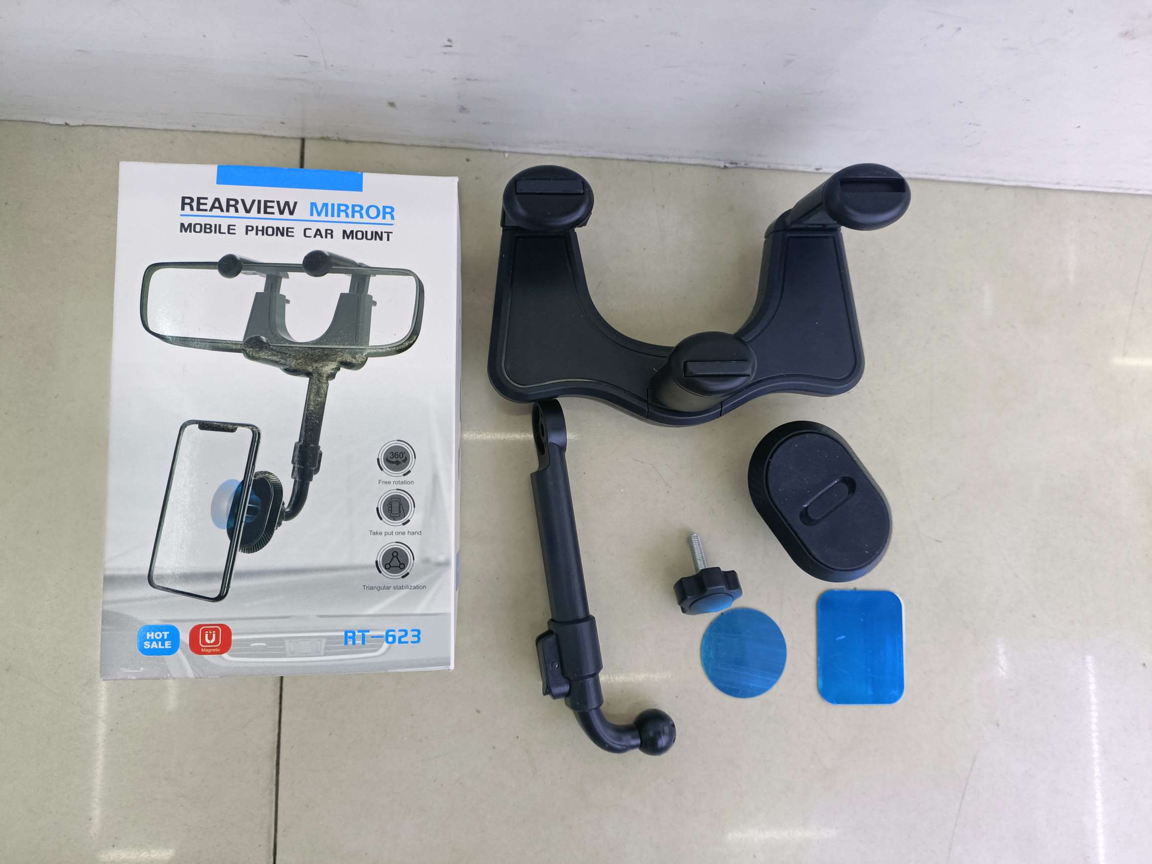 后视镜手机支架 磁吸支架 车载后视镜手机支架 RT-621/622/623/625/626/627/628/629系列详情图6