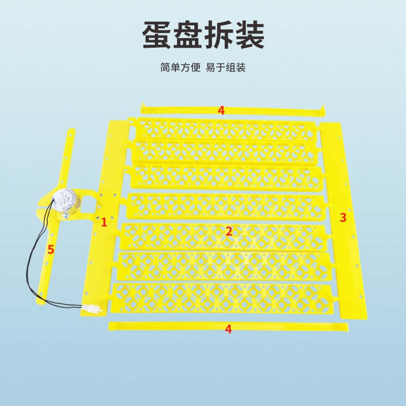 跨境货源/154枚花篮/款鸟蛋盘/全自动孵蛋/自动翻蛋/货源孵化/蛋盘孵蛋/孵蛋器/花篮款白底实物图