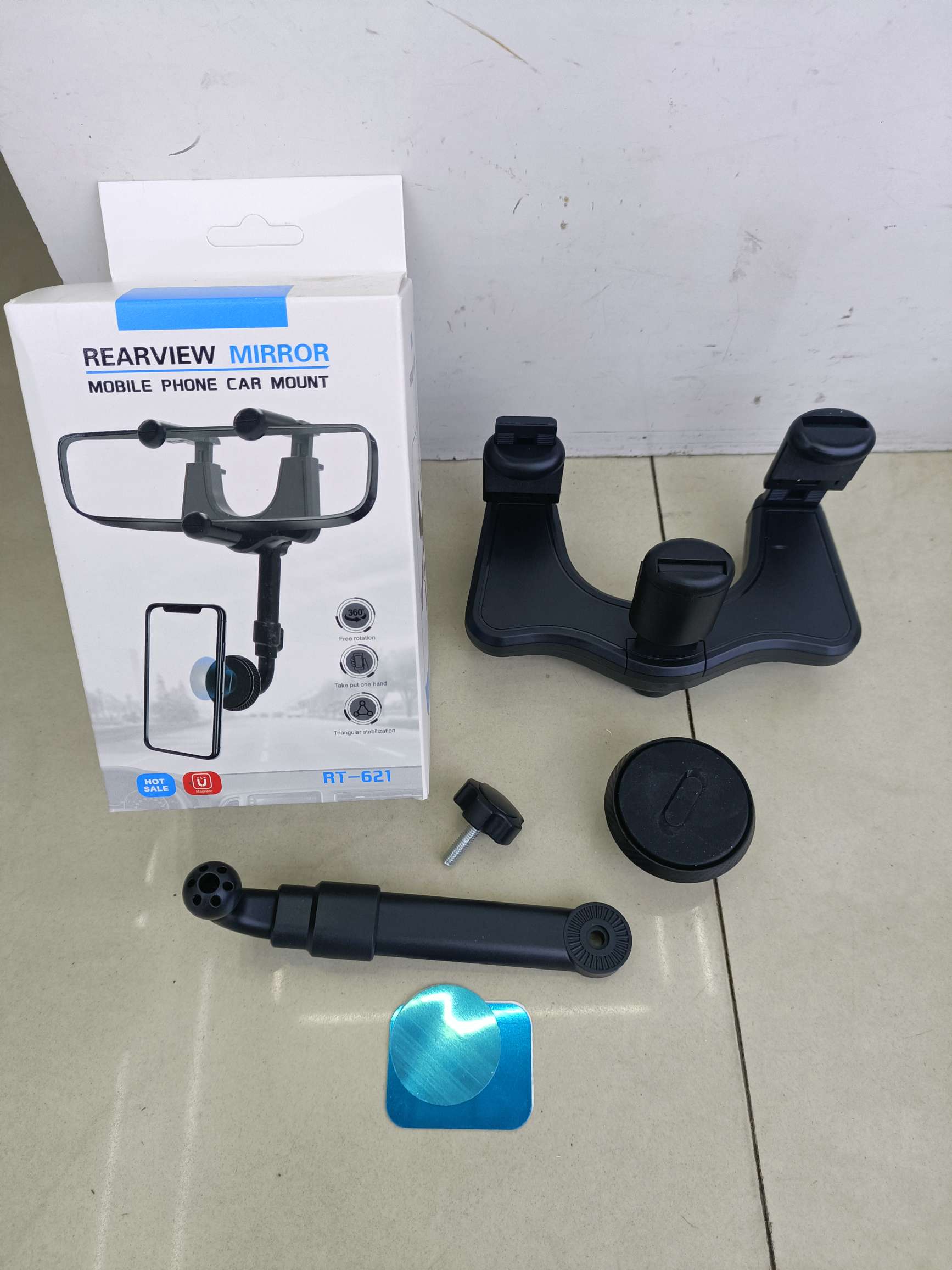 后视镜手机支架 磁吸支架 车载后视镜手机支架 RT-621/622/623/625/626/627/628/629系列详情图4