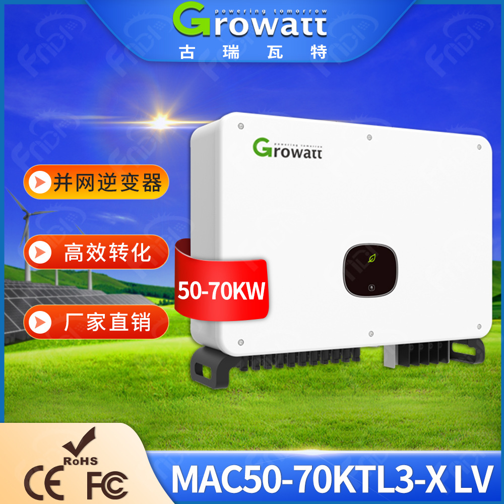 Growatt Mac 60Ktl3-X Lv Solar Inverter Sine Wave Pv Grid-Connected Inverter Item Picture