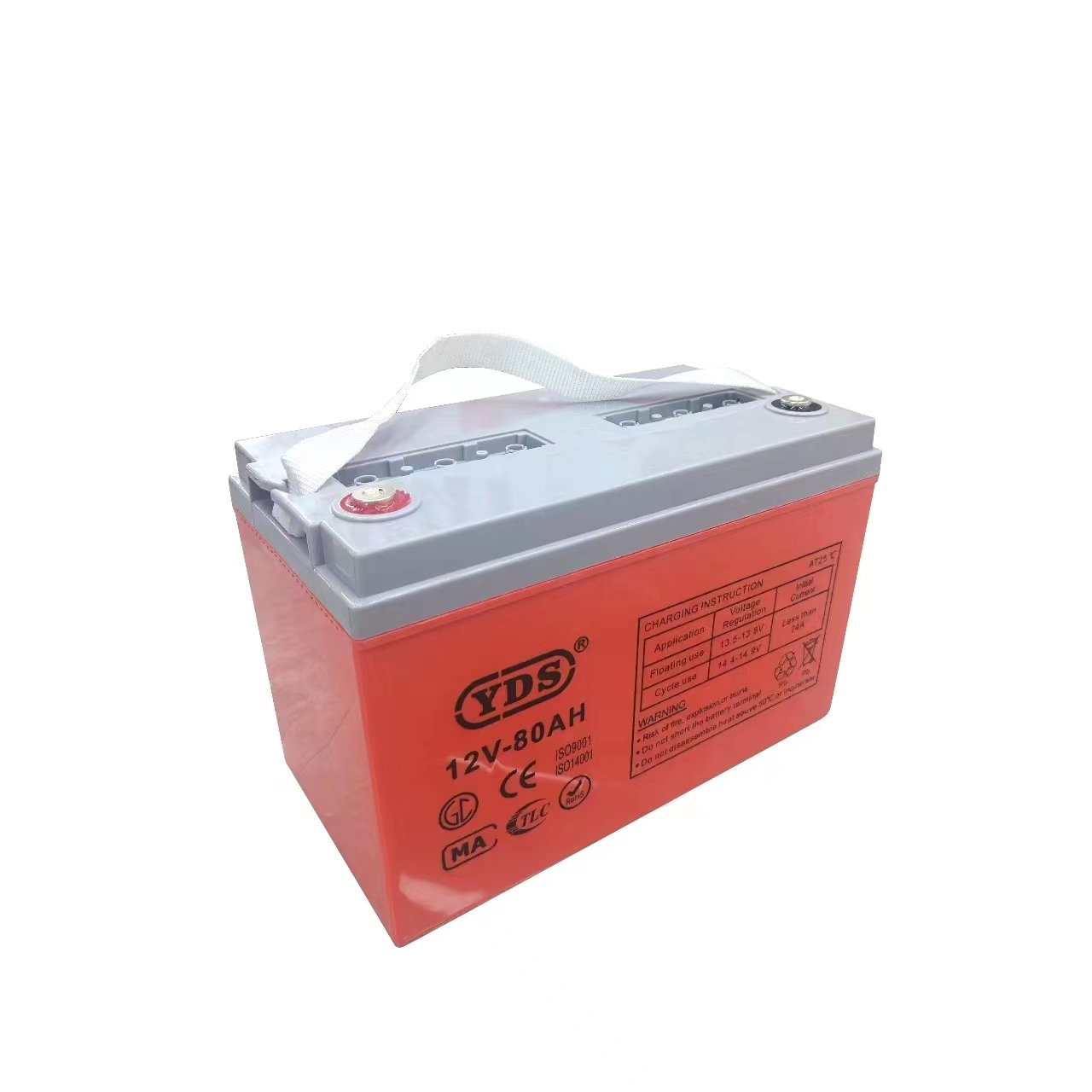 Yds Battery Solar Powered Portable Charging Bank, Energy Saving And Environmental Safety 70Ah full figure
