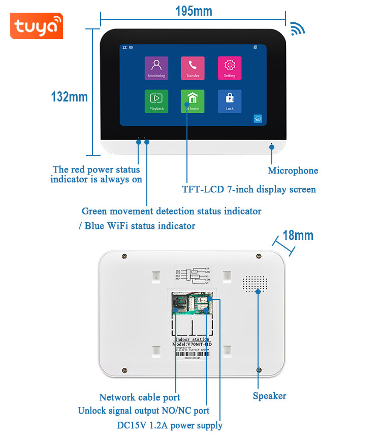 Wifi Video Doorbell Sd Camera Head Application Scenario