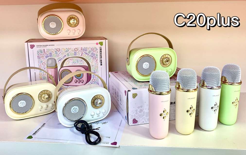 Plus Portable Karaoke Speaker Microphone Bluetooth Speaker Wireless Bluetooth Speaker Home Karaoke Set detail image 6