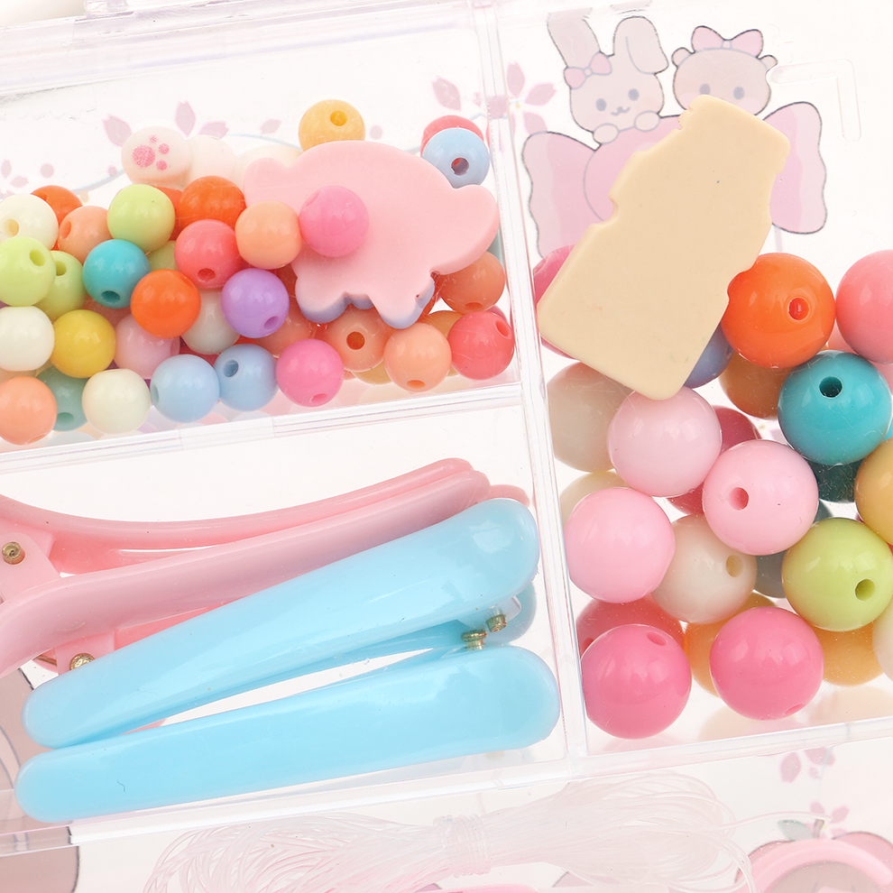 Children's beaded educational toys, beaded stringing, training concentration, diy handicrafts, materials, accessories, girls' bracelets Item Picture