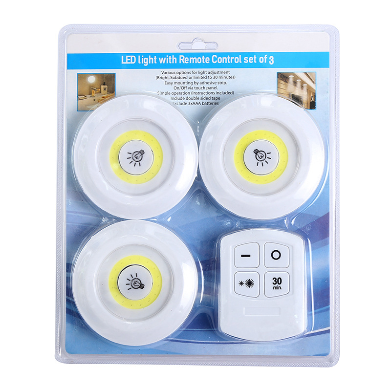 COB wall lamp, room remote control night light, unplugged touch night light detail image 2
