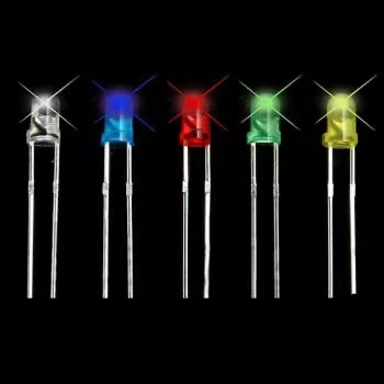 Led Light Emitting Diode Color Round Head Signal Lamp Direct Insertion Led Indicator 5/8Mm Lamp Bead Cross-Border Direct Supply