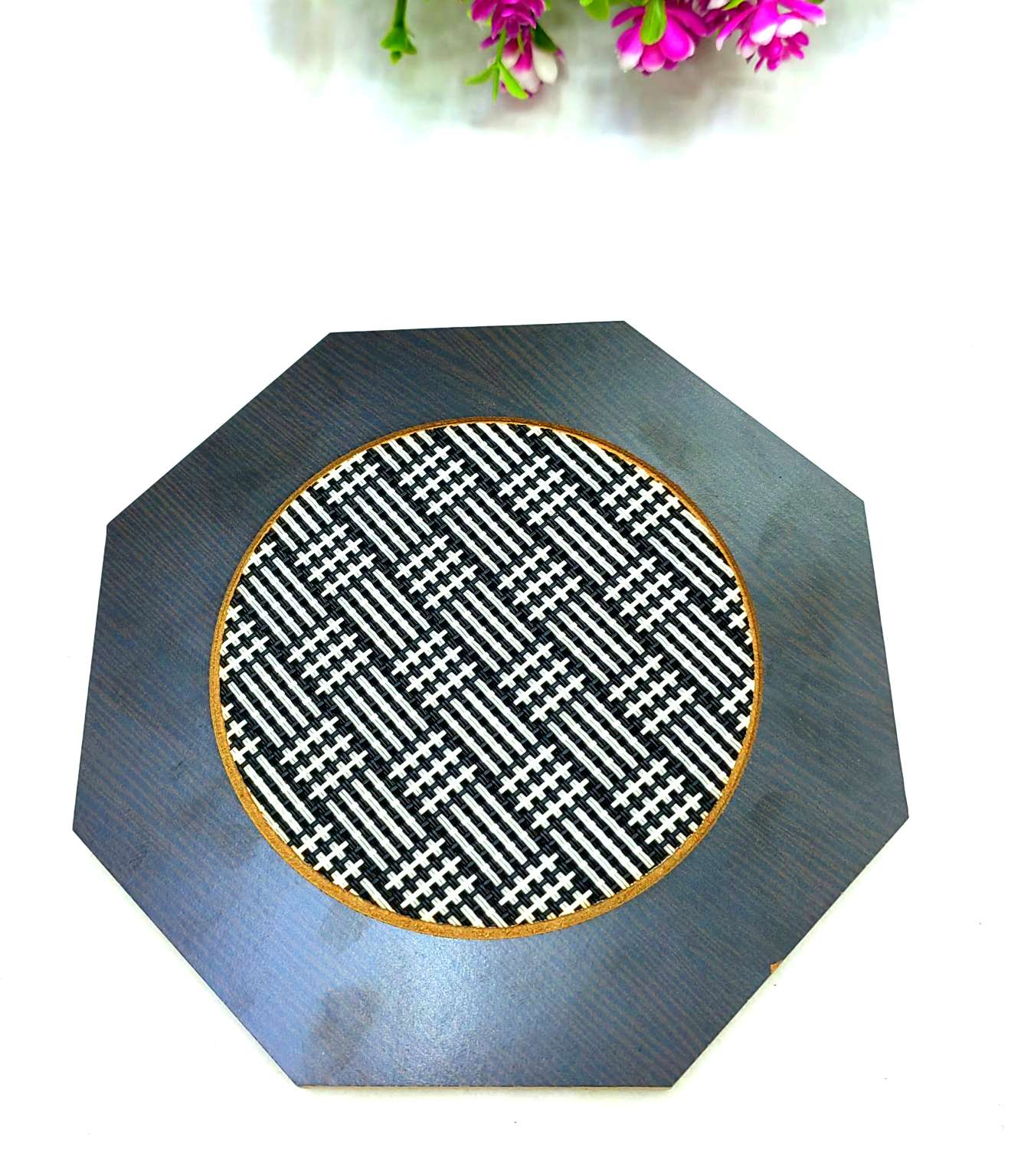 Jiehao Bamboo and Wood Wholesale Bamboo placemats, heat insulation pads, street stall goods wholesale bamboo and wood placemats, table MATS, octagonal coasters Application Scenario