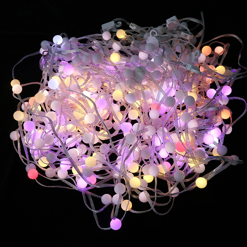 App Curtain Light Subtitle Screen Bluetooth Magic Dot Control Leather Wire Light String Subtitle Atmosphere Decorative Light Remote Control Diy Graffiti