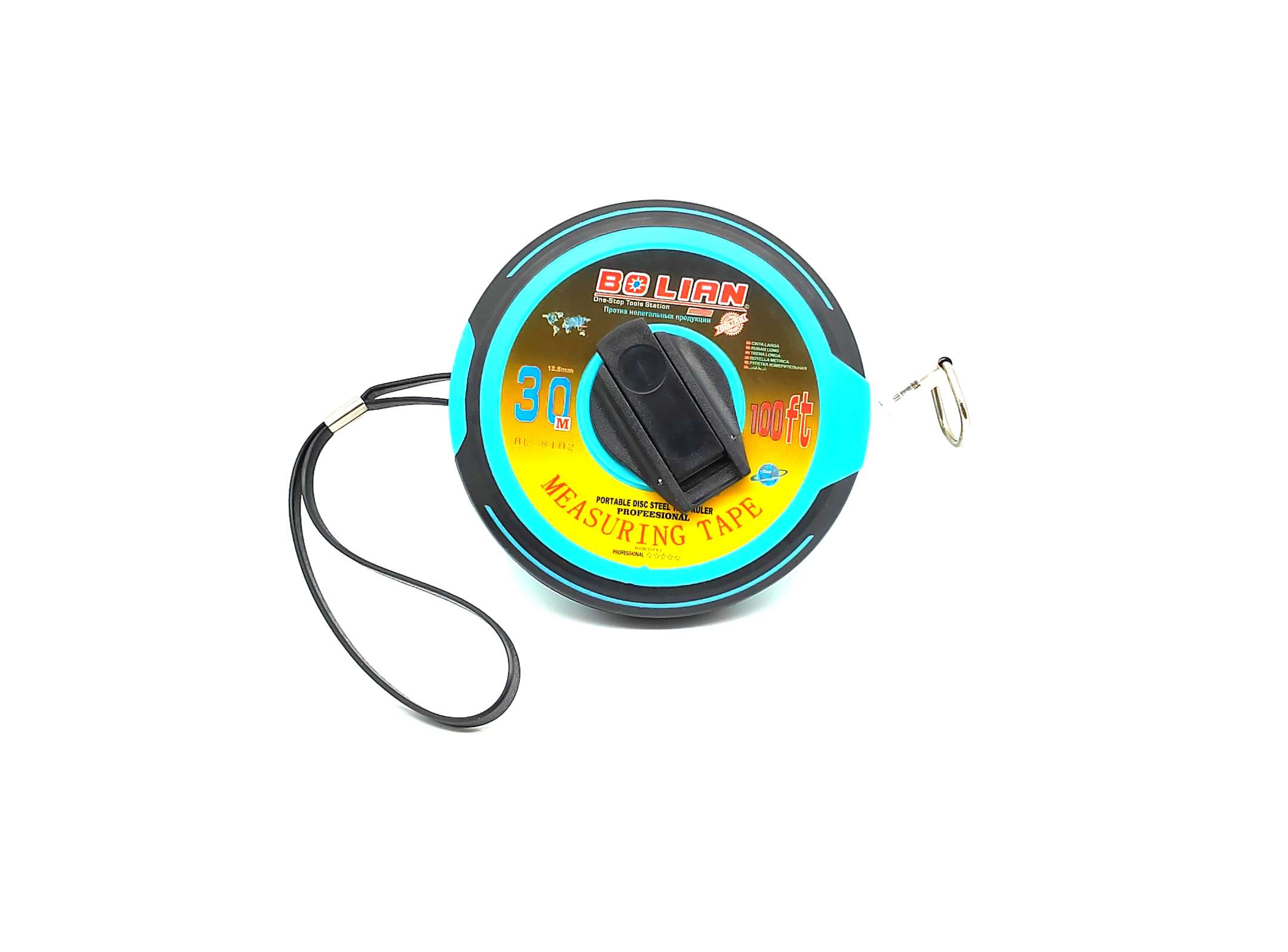 卷尺卷尺/圆盘尺白底实物图