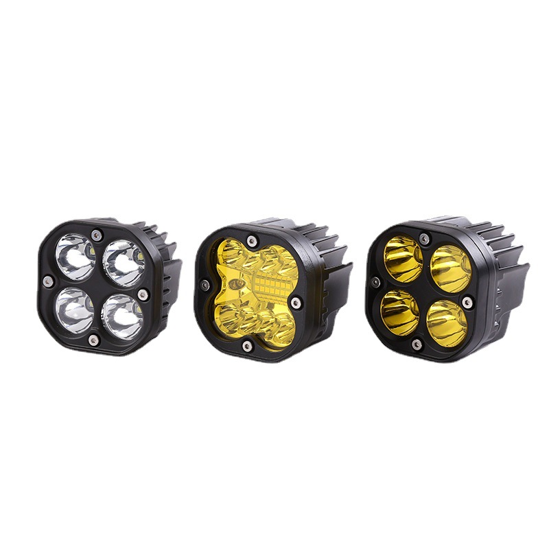 Cross-Border Car Led Small Square Light 3 Inches 40W Multiple Spotlights Outdoor Off-Road Vehicle Motorcycle Spotlights Item Picture