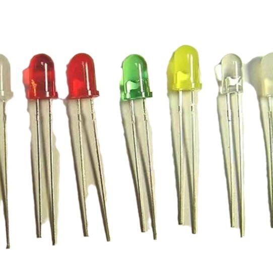 Led Light Emitting Diode Color Round Head Signal Lamp Direct Insertion Led Indicator 5/8Mm Lamp Bead Cross-Border Direct Supply Item Picture