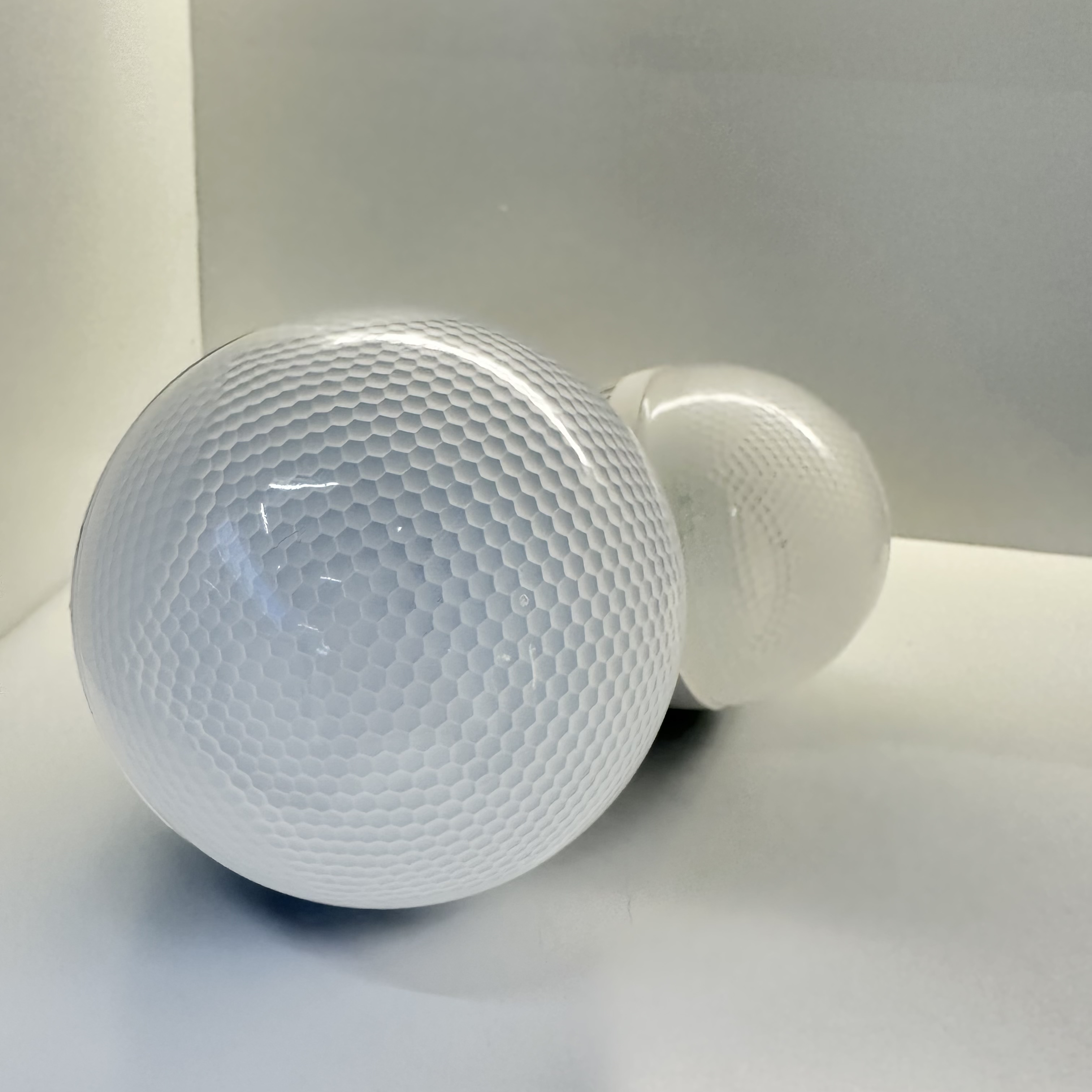 3-inch, 5-inch and 7-inch white alien bead dot covers for lighting LED bulbs Item Picture