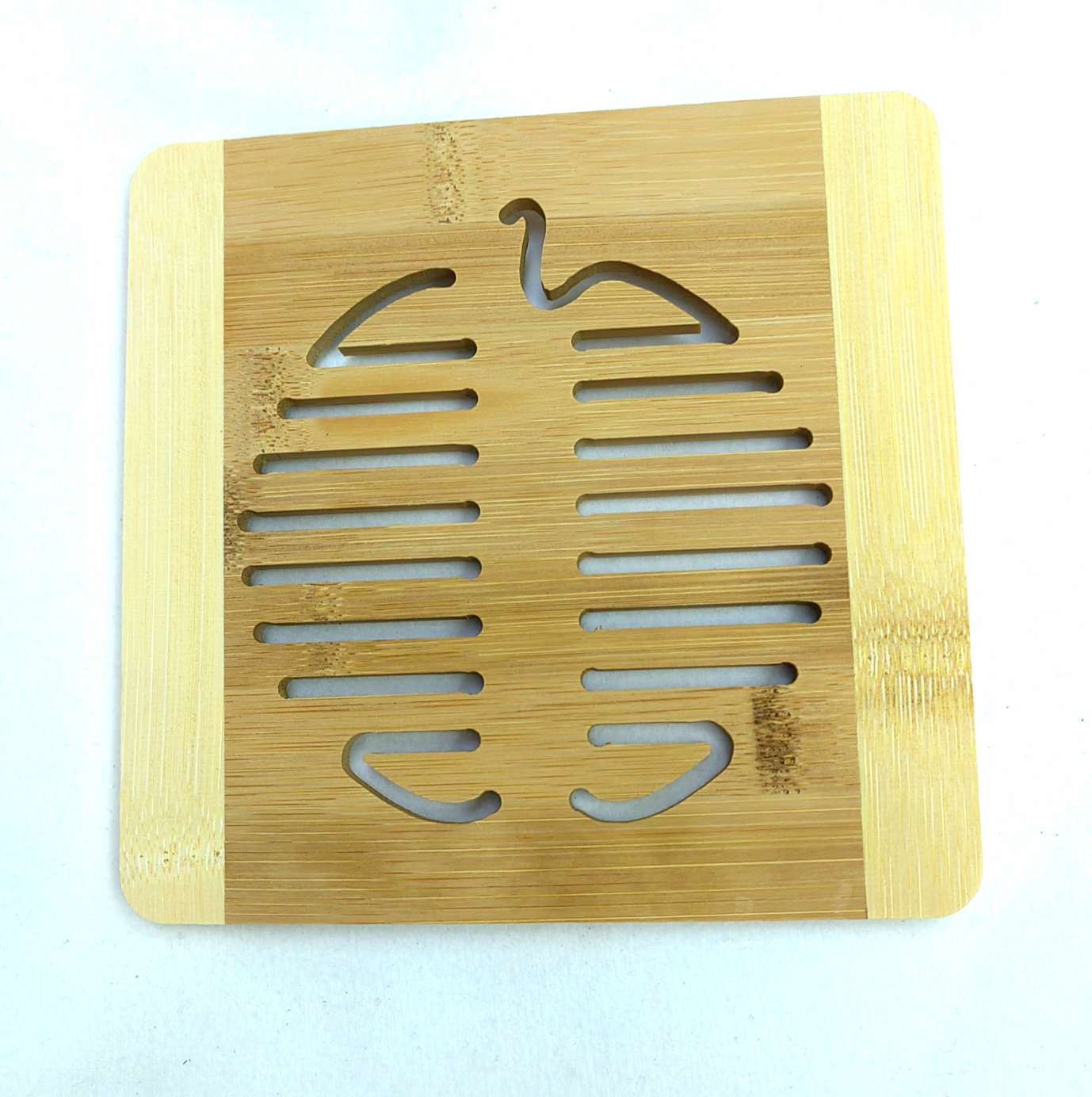 Bamboo placemats, heat insulation pads, creative cup MATS, cartoon cute table MATS, wooden bowl MATS, household hollowed-out cup MATS pic 5