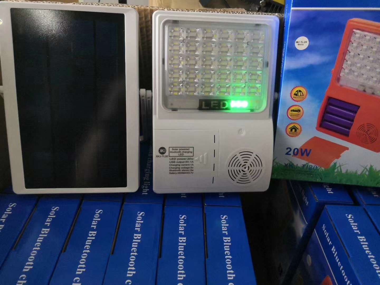 Outdoor Emergency Bluetooth Speaker Light undefined