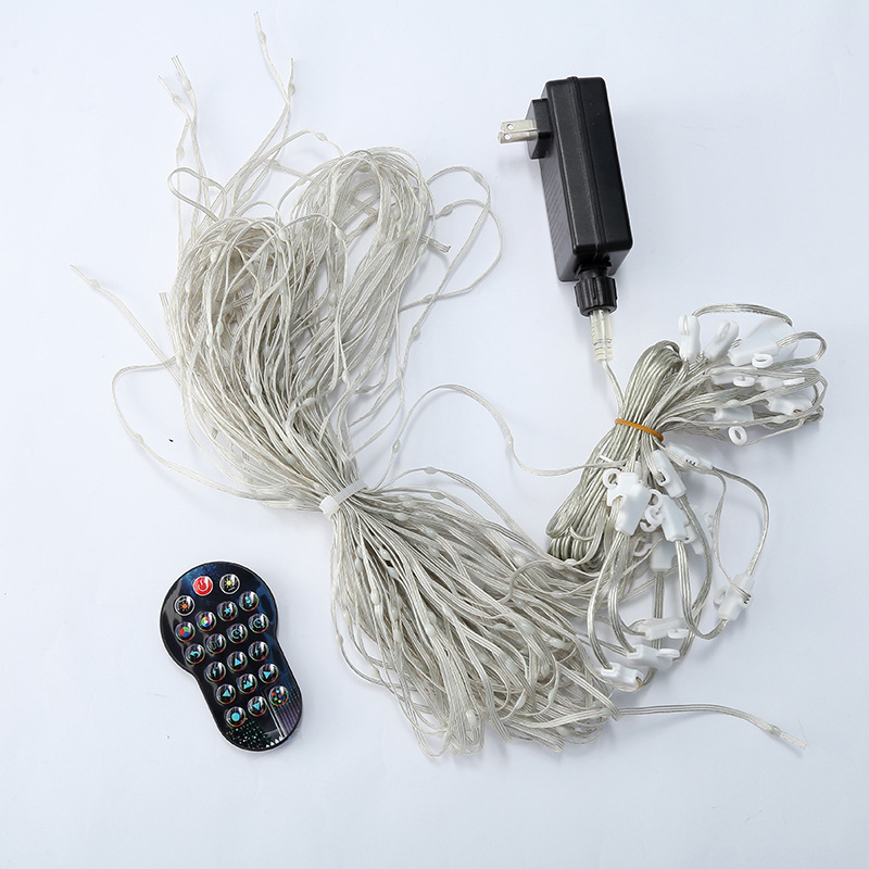 App Curtain Light Subtitle Screen Bluetooth Magic Dot Control Leather Wire Light String Subtitle Atmosphere Decorative Light Remote Control Diy Graffiti Specification drawing