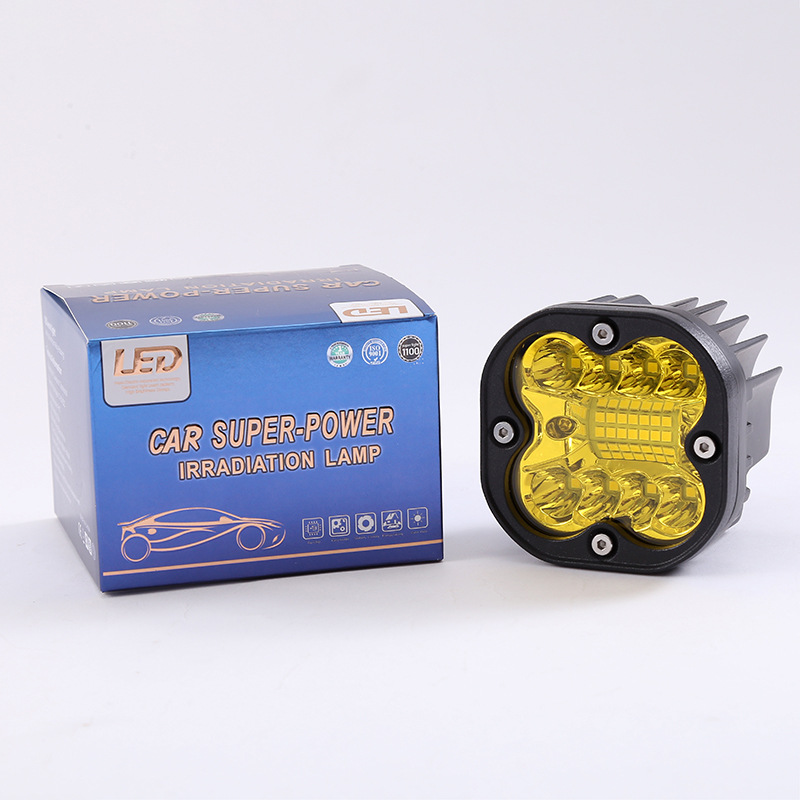 Cross-Border Car Led Small Square Light 3 Inches 40W Multiple Spotlights Outdoor Off-Road Vehicle Motorcycle Spotlights Application Scenario