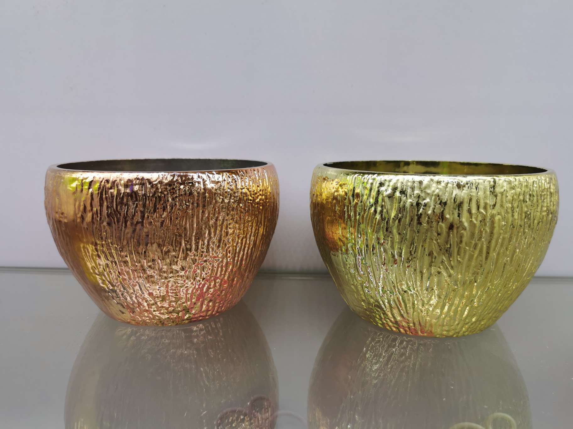 Electroplated melamine succulent plant POTS
