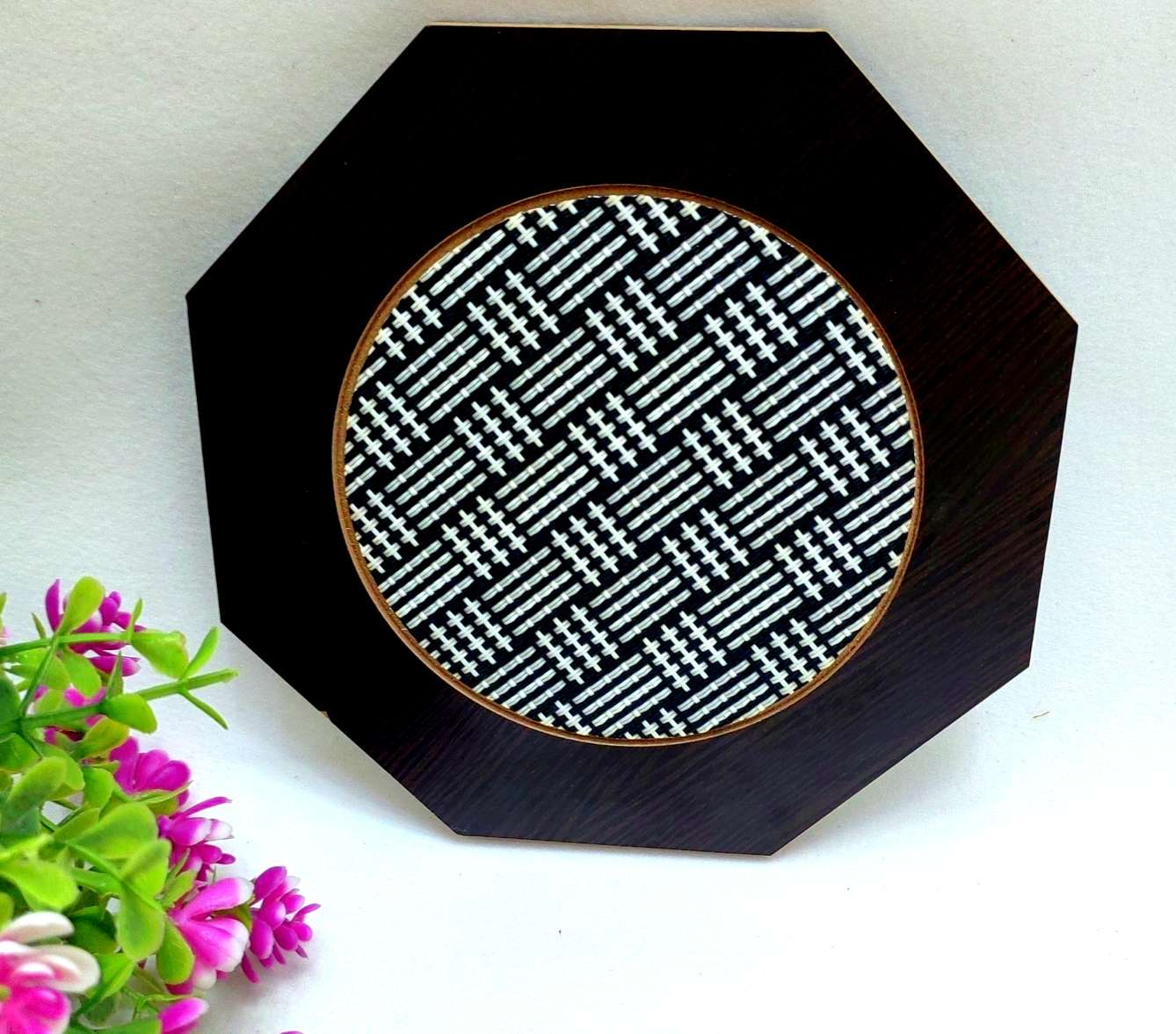 Jiehao Bamboo and Wood Wholesale Bamboo placemats, heat insulation pads, street stall goods wholesale bamboo and wood placemats, table MATS, octagonal coasters pic 4