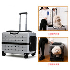 新款宠物包大型宠物航空箱PC万向轮宠物拉杆箱狗狗外出便携包