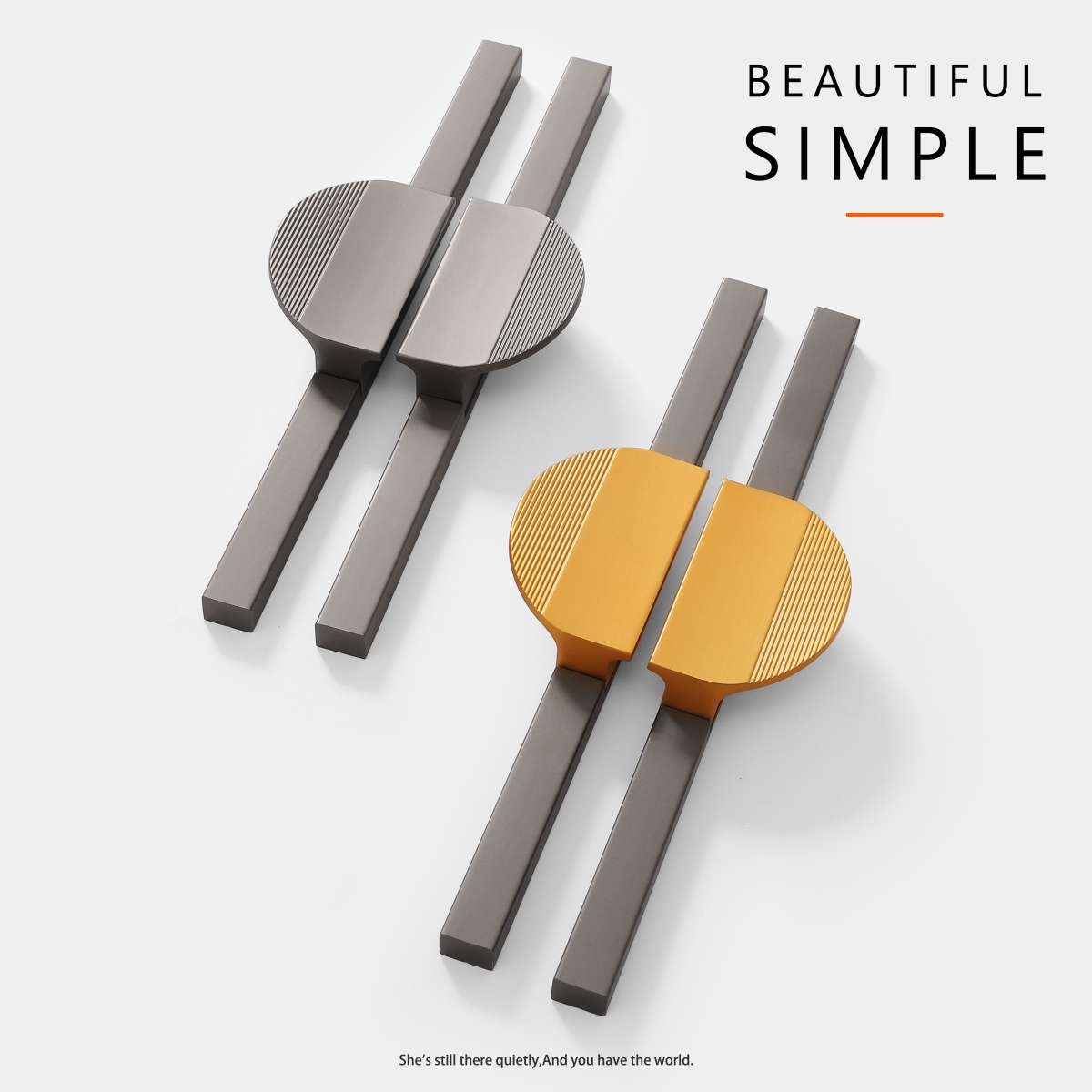 High Quality Aluminum Alloy Handle Support Your Exquisite Life