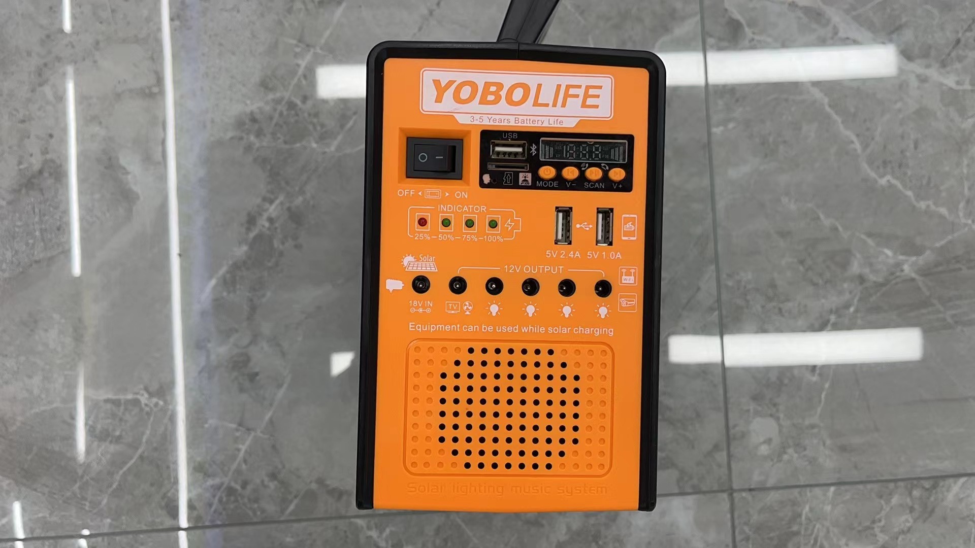 sako太阳能带蓝牙MP3/FM收音机